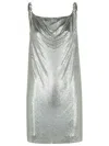 VERSACE VERSACE SILVER METAL DRESS