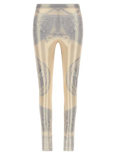 VERSACE VERSACE SILVER PANTS