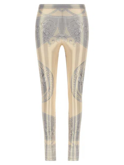 VERSACE VERSACE SILVER PANTS
