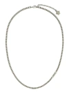 VERSACE SILVER SNAKE-CHAIN NECKLACE