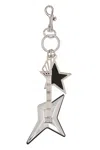 Versace Silver-tone Metal Key Ring And Clasp In Silver