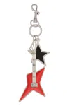 Versace Silver-tone Metal Key Ring And Clasp In Silver