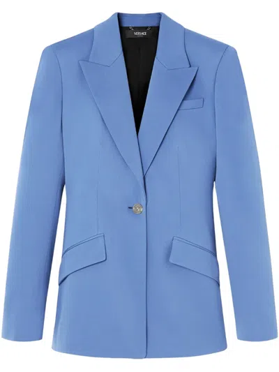 VERSACE DV SINGLE-BREASTED BLAZER