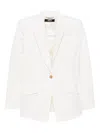 Versace Single-breasted Blazer In Neutral
