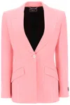 Versace Single Breasted Medusa Jacket In Pink