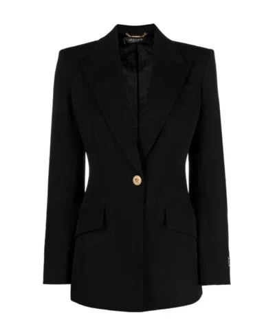 VERSACE VERSACE SINGLE BREASTED TAILORED BLAZER