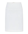 Versace Single Slit Skirt In White