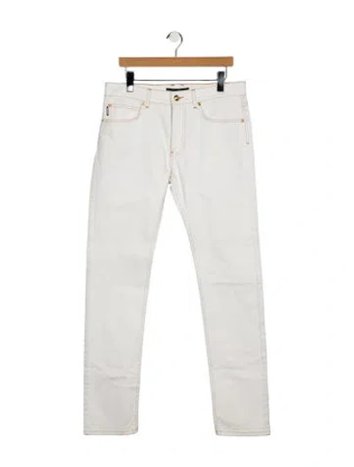 Pre-owned Versace Skinny Jeans In Blue