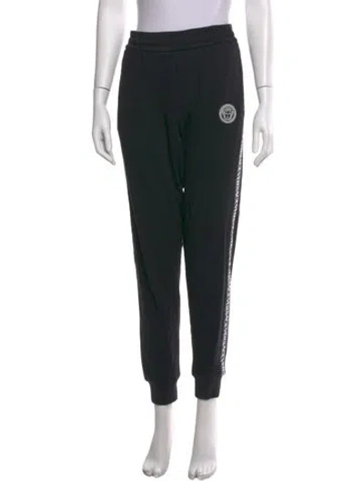 Pre-owned Versace Skinny Leg Pants In Black