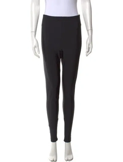 Pre-owned Versace Skinny Leg Pants In Black