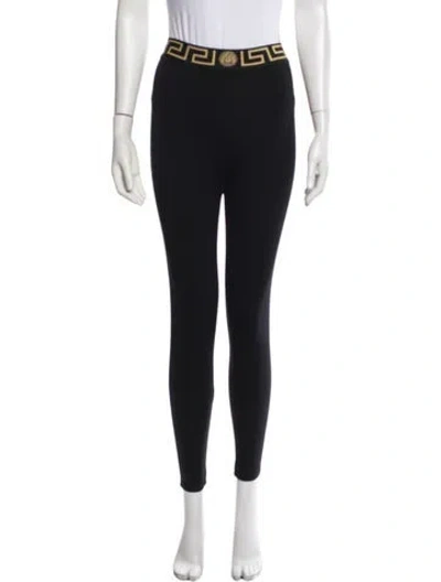 Pre-owned Versace Skinny Leg Pants In Blue