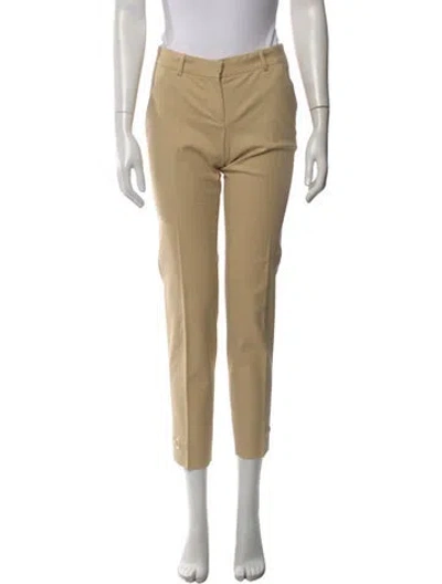 Pre-owned Versace Skinny Leg Pants In Neutral