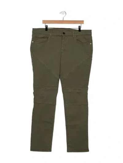 Pre-owned Versace Skinny Leg Pants W/ Tags In Green