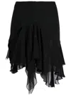 Versace Falda Semilarga - Negro In Black