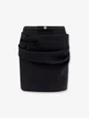 Versace Responsible Wool Mini Skirt With Medusa Detail In Black