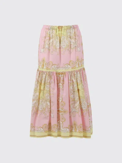 Versace Skirt  Kids Color Yellow In Multi