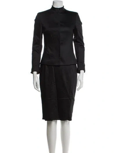 Pre-owned Versace Skirt Set In Black