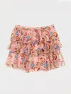 Versace Geo Poly Barocco Flower Skirt In Bunt