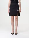 Versace High Waisted Mini Skirt In Black