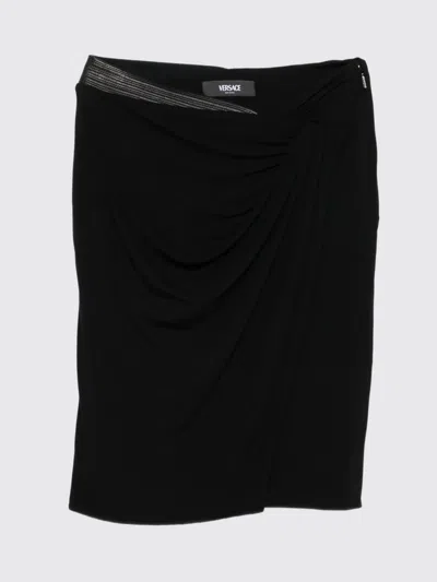 VERSACE SKIRT VERSACE WOMAN COLOR BLACK,H35783002