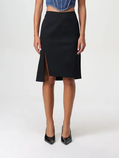 VERSACE SKIRT VERSACE WOMAN COLOR BLACK,F93790002