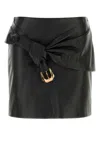 Versace Lambskin Miniskirt