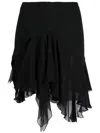 Versace Falda Semilarga - Negro In Black