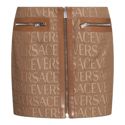 Versace Skirts In Brown Beige