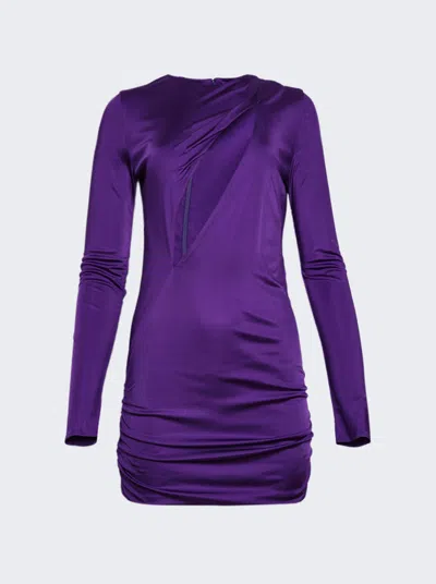 VERSACE SLASHED MINI DRESS