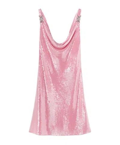 Versace Sleeveless Dress In Pink