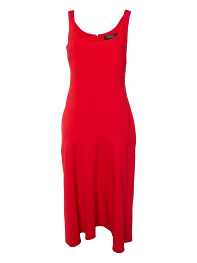 Pre-owned Versace Sleeveless Dress In Red