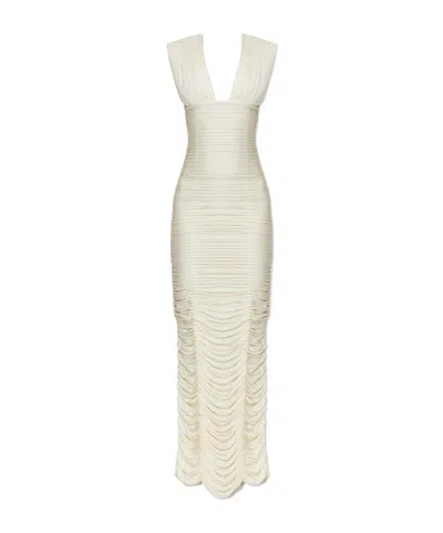 Versace Sleeveless Dress In White
