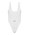 Versace Button-front Cotton Body In White