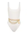 Versace Treasure-printed One Piece Swimsuit