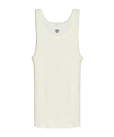 Versace Sleeveless Vest In White