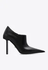 Versace Slice 105 Leather Ankle Boots