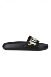 Versace La Greca Raised-logo Slides