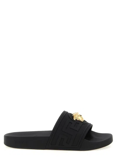 Versace Slides In Black