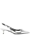 Versace Sling-back Pumps In 银色
