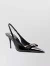 Versace Gianni Ribbon Pumps With 85mm Back Strap