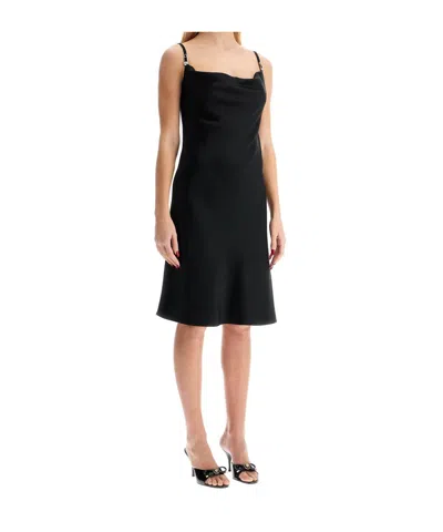 Versace Sling Dress In Black