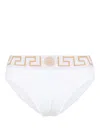 Versace Greca Border Briefs In White