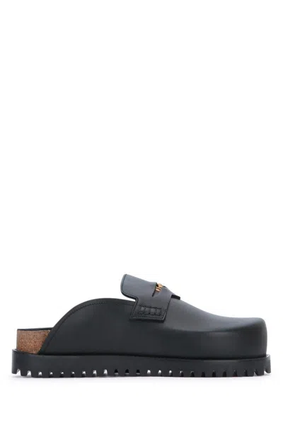 Versace Slippers In Black