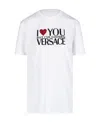 Versace T Shirt With Logo In White