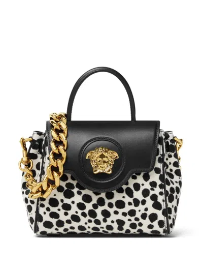 Versace Small Dalmatian La Medusa Tote Bag In White