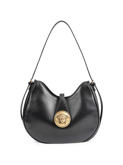 Versace Small Hobo Lamb Leather In White