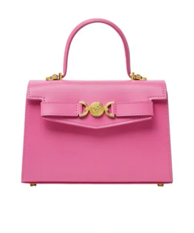 Versace Small Medusa '95 Tote Bag In Pink