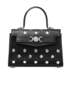 Versace Medusa 95 Small Leather Top-handle Bag In Black