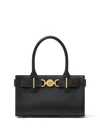 Versace Medusa 95 Large Leather Tote Bag In Black