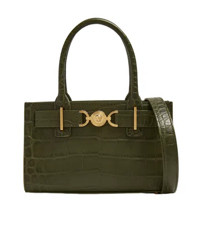 Versace Small Medusa '95 Tote Bag In Green